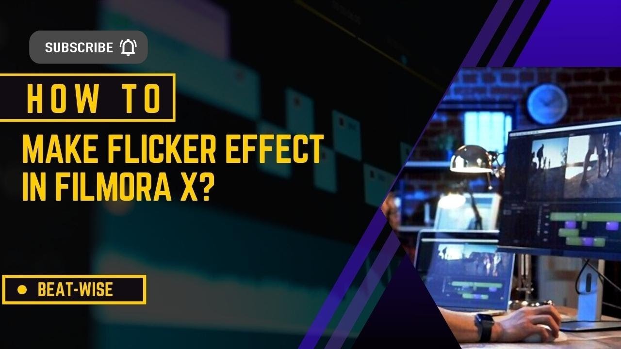 How To Make Beat Wise Flicker Effect In Filmora [Tutorial]