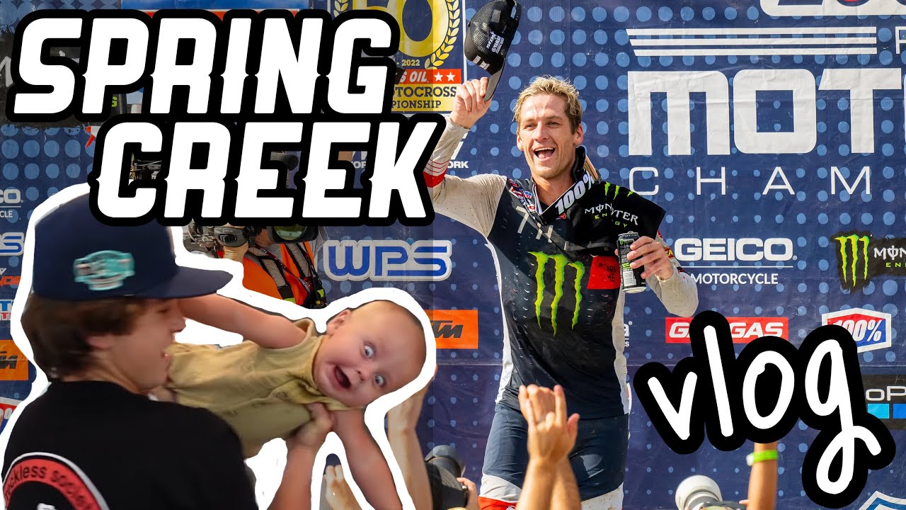 SPRING CREEK VLOG | Christian Craig Races Millville + Southwick Pro Motocross 2022