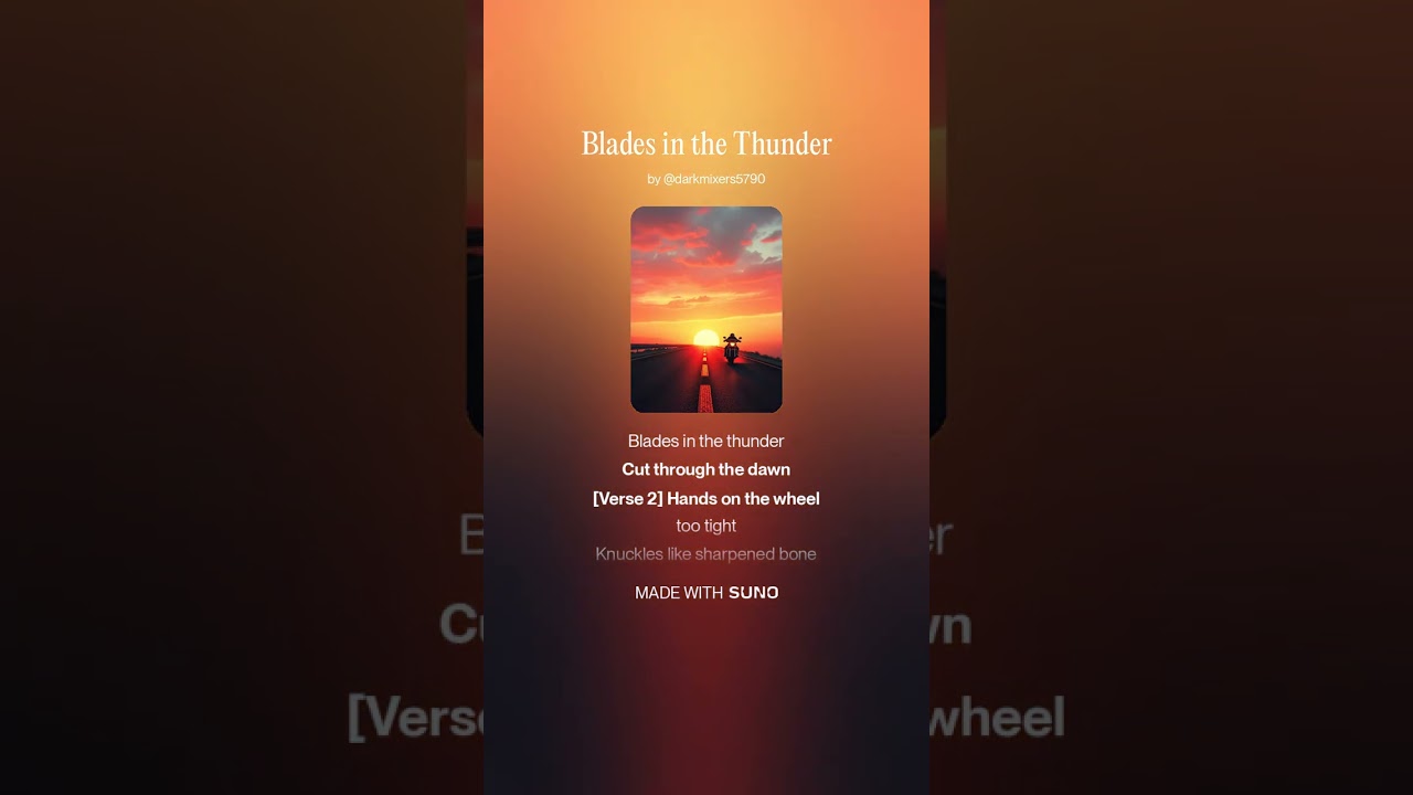 Blades in the Thunder