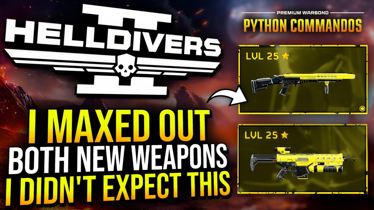 Helldivers 2 - I Max Leveled Both New Weapons, Here's some Tips
