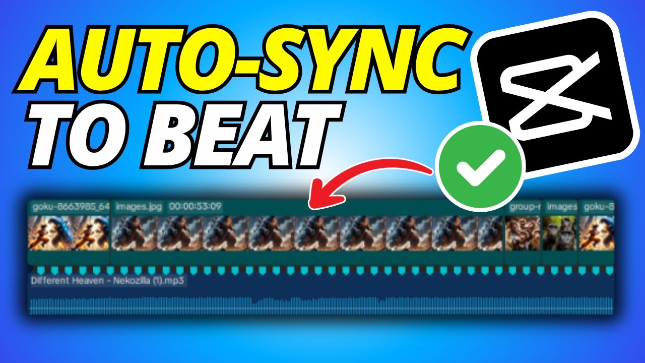 How To Auto-Sync Video To Music Beat in CapCut