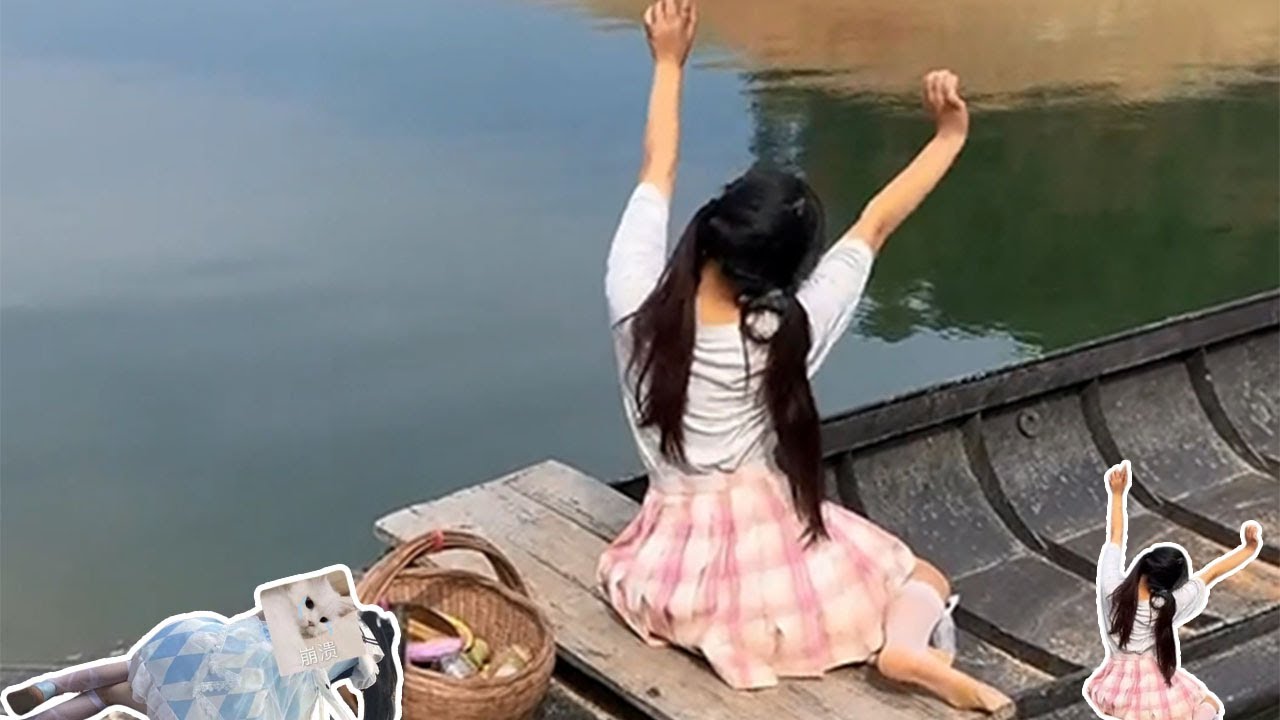 【野生小希】挑战流浪35-39天合集！#jk #生存 #美食 #nature