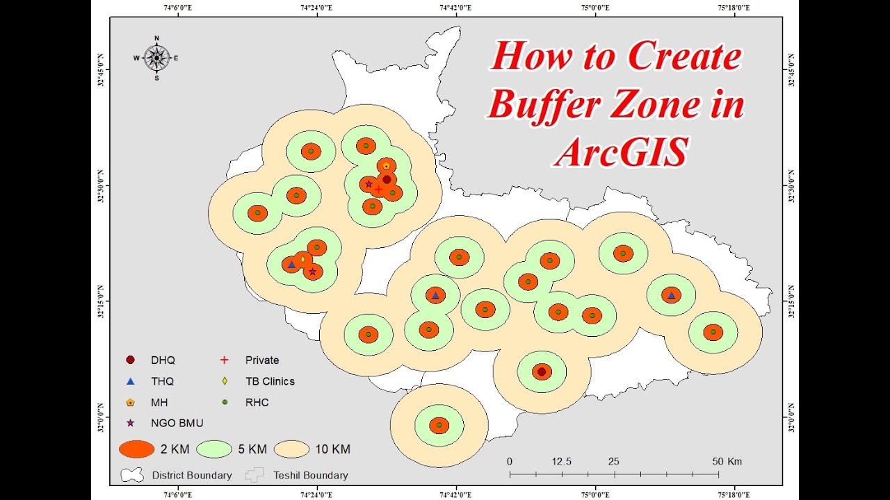 How to create buffer zone in ArcGIS | Buffer analysis in Urdu/Hindi || Lecture Number 28