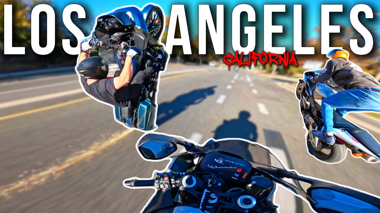 The MOST DANGEROUS Road To Ride In The USA... - Mulholland Drive