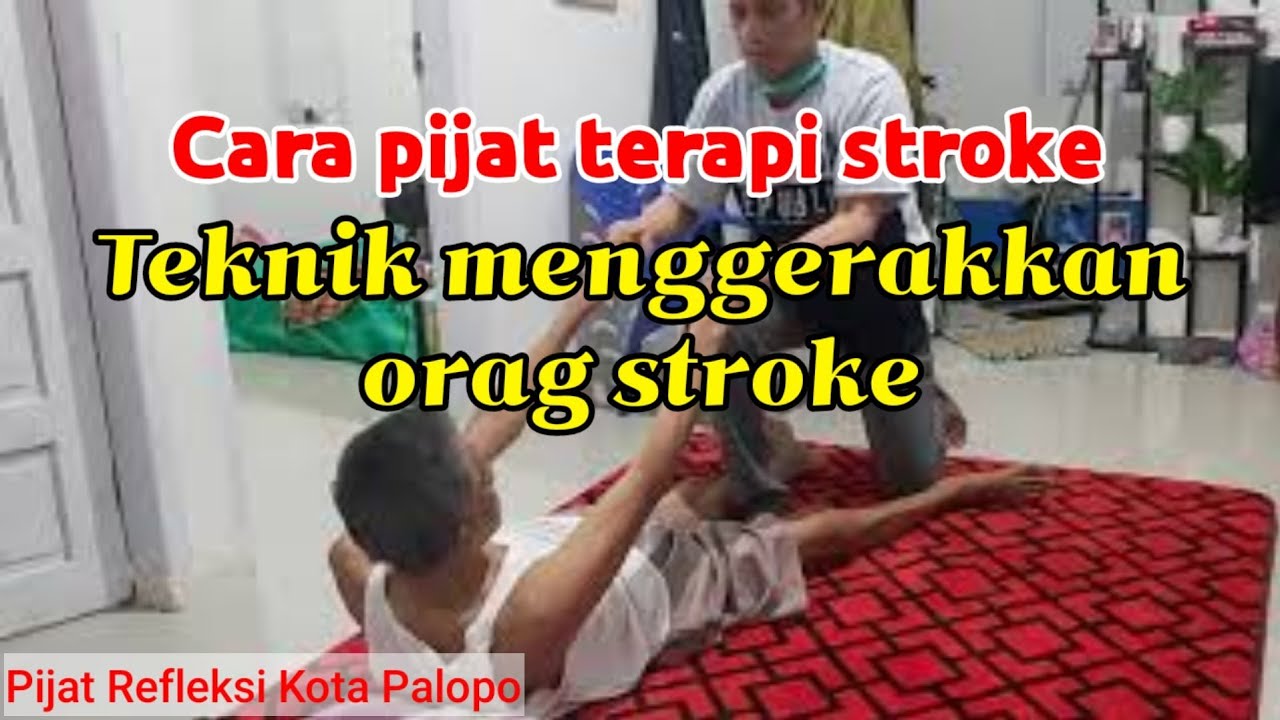 Video gerakan terapi stroke tangan dan kaki kiri