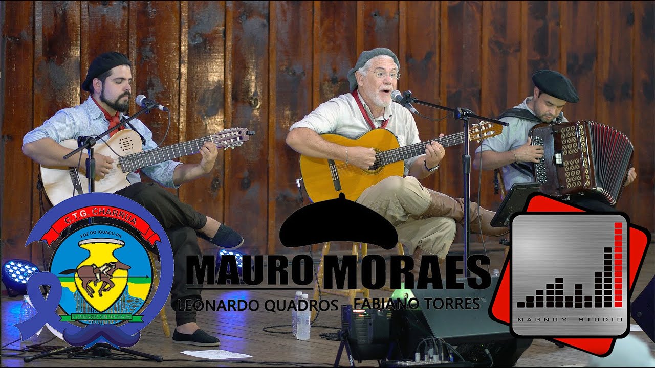Mauro Moraes Trio  - Leonardo Quadros - Fabiano Torres ao vivo no CTG Charrua de Foz do Iguaçu.
