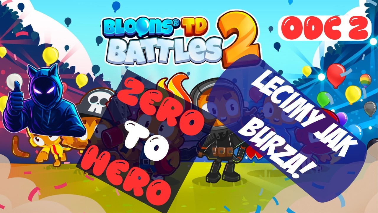 Wjeżdżamy na 2 arenę w Bloons TD Battles 2 #games #bloonstdbattle2 #zerotohero