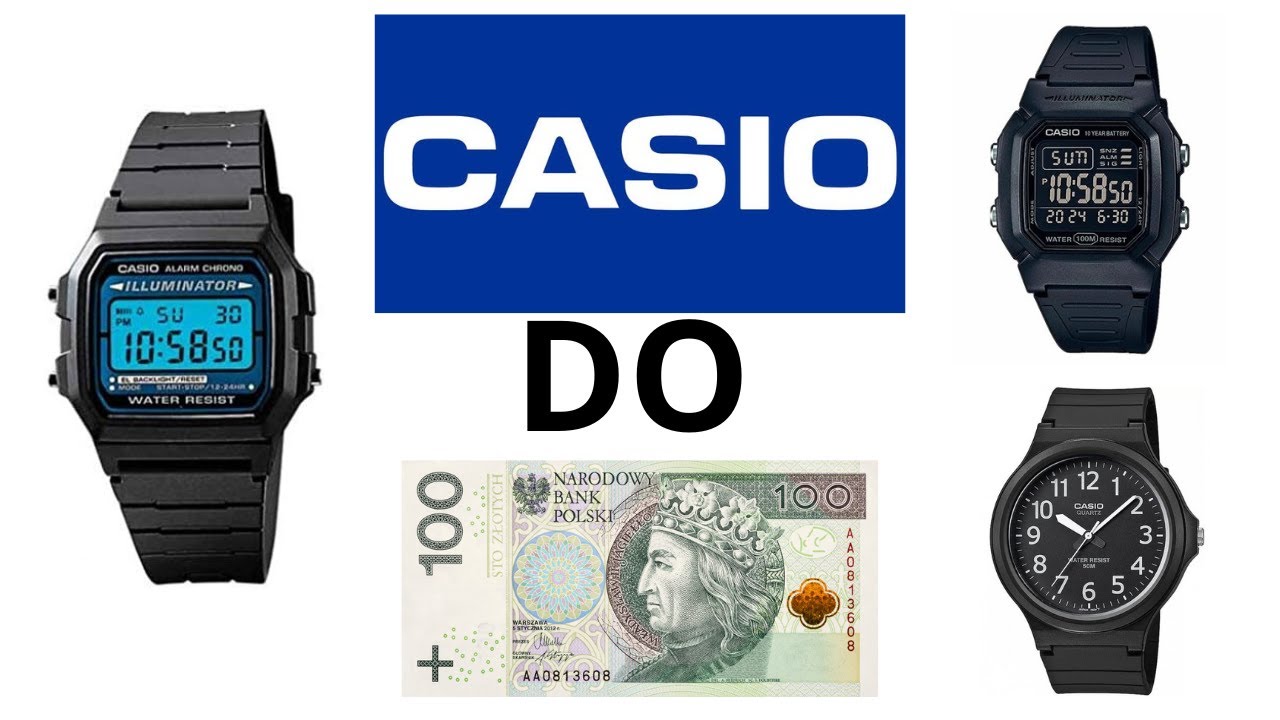 Zegarki Casio do 100zł (na prezent)