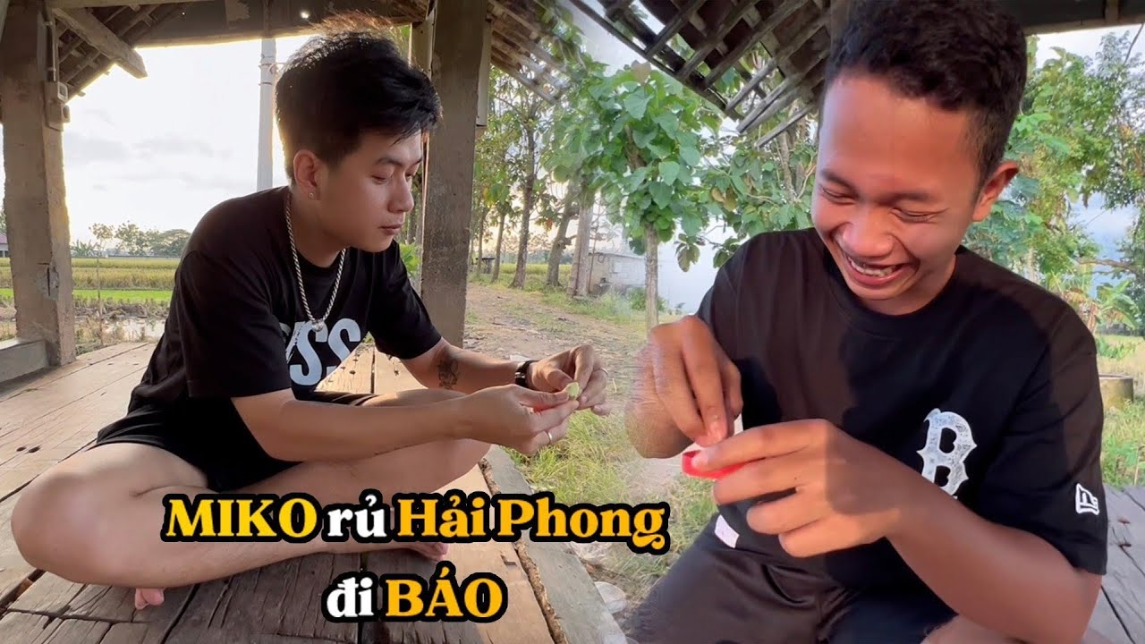 Vlog 7 : Trốn Đạt Villa - Hải Phong cùng Miko rủ nhau đi báo
