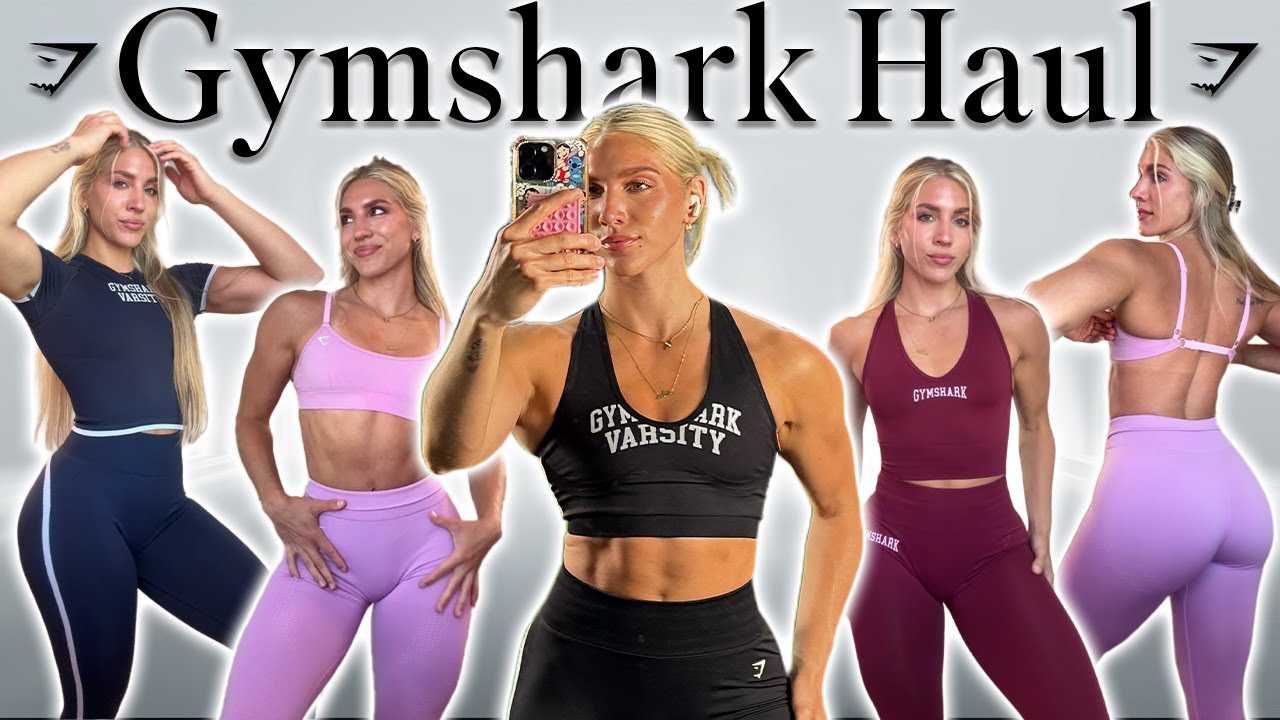 GYMSHARK NEW RELEASES-TRY ON HAUL | Varsity, Everyday seamless, Vital Seamless