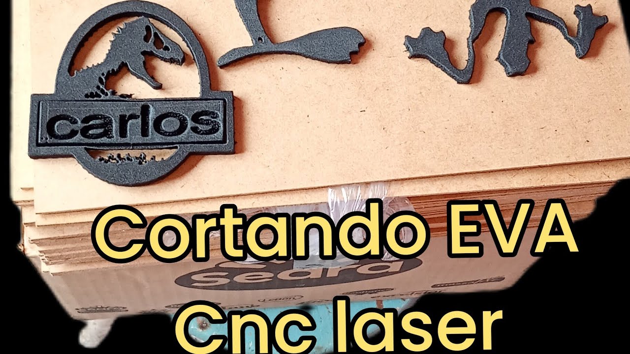 Fazendo corte Eva na cnc laser 