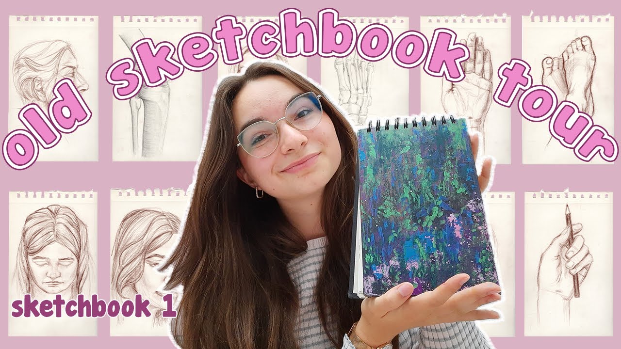 pre-art school SKETCHBOOK TOUR ep. 1 | anatomy studies for artists, observational drawing tips