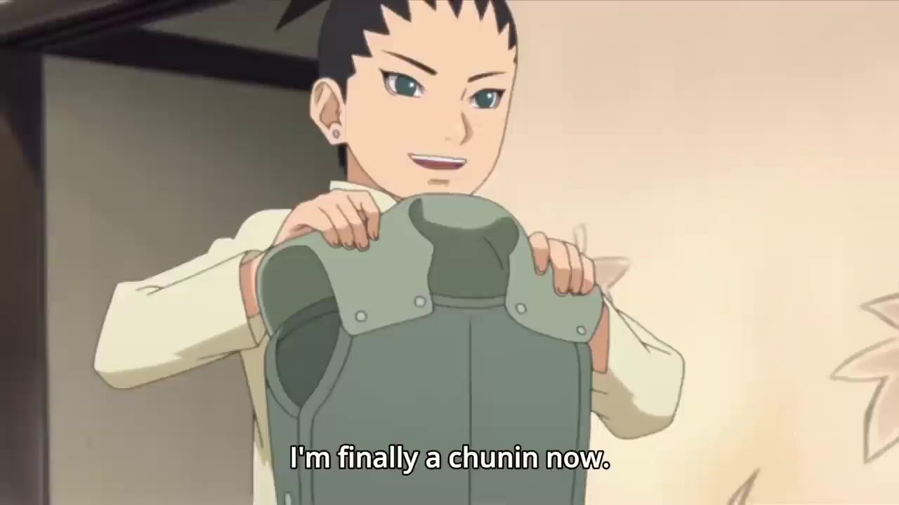 Naruto chose Shikadai to promote Chunin instead of Sarada, Shikadi First mission as Captain   chunin