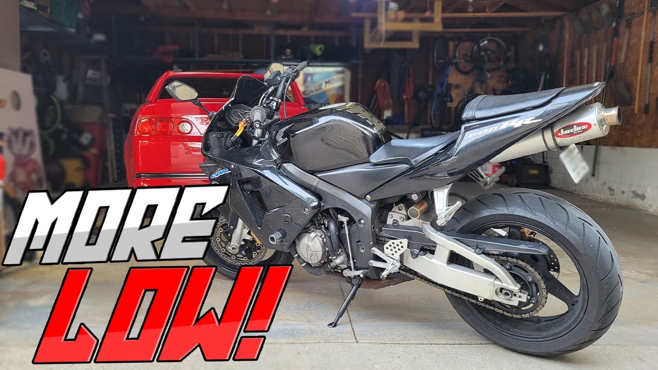 Lowering My 2004 Honda CBR 600RR! (Rear Lowering Link)