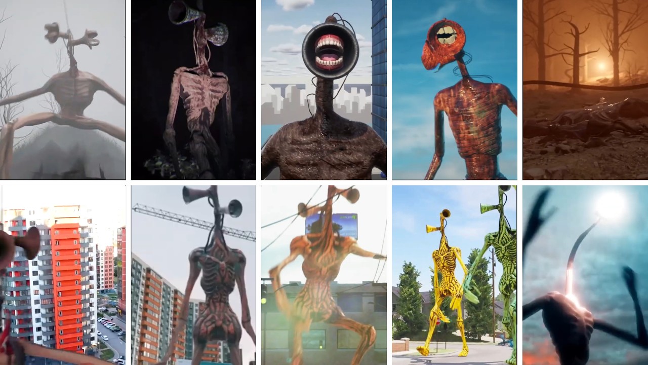 Siren Head Hause Head Megamix MegaBattle CoffinDance #coffindance #sirenhead