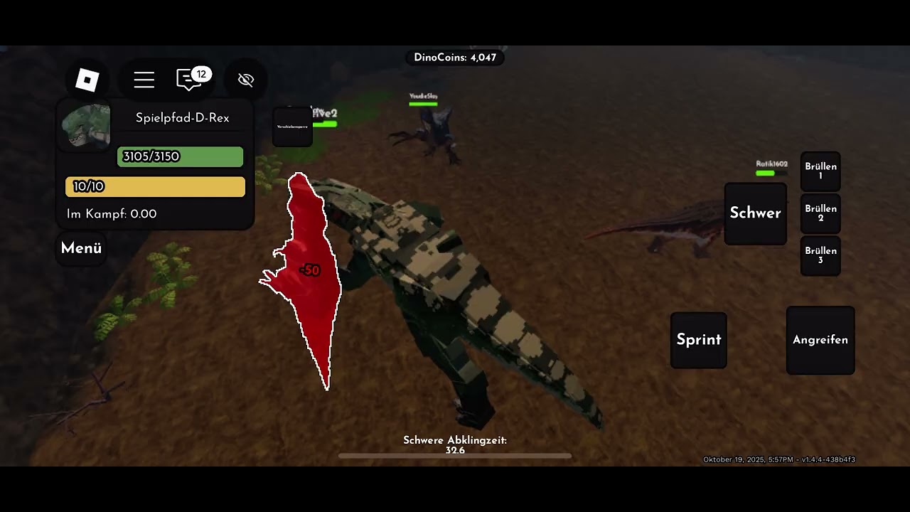 Damn d-Rex is op!! (Juassic blocky) 