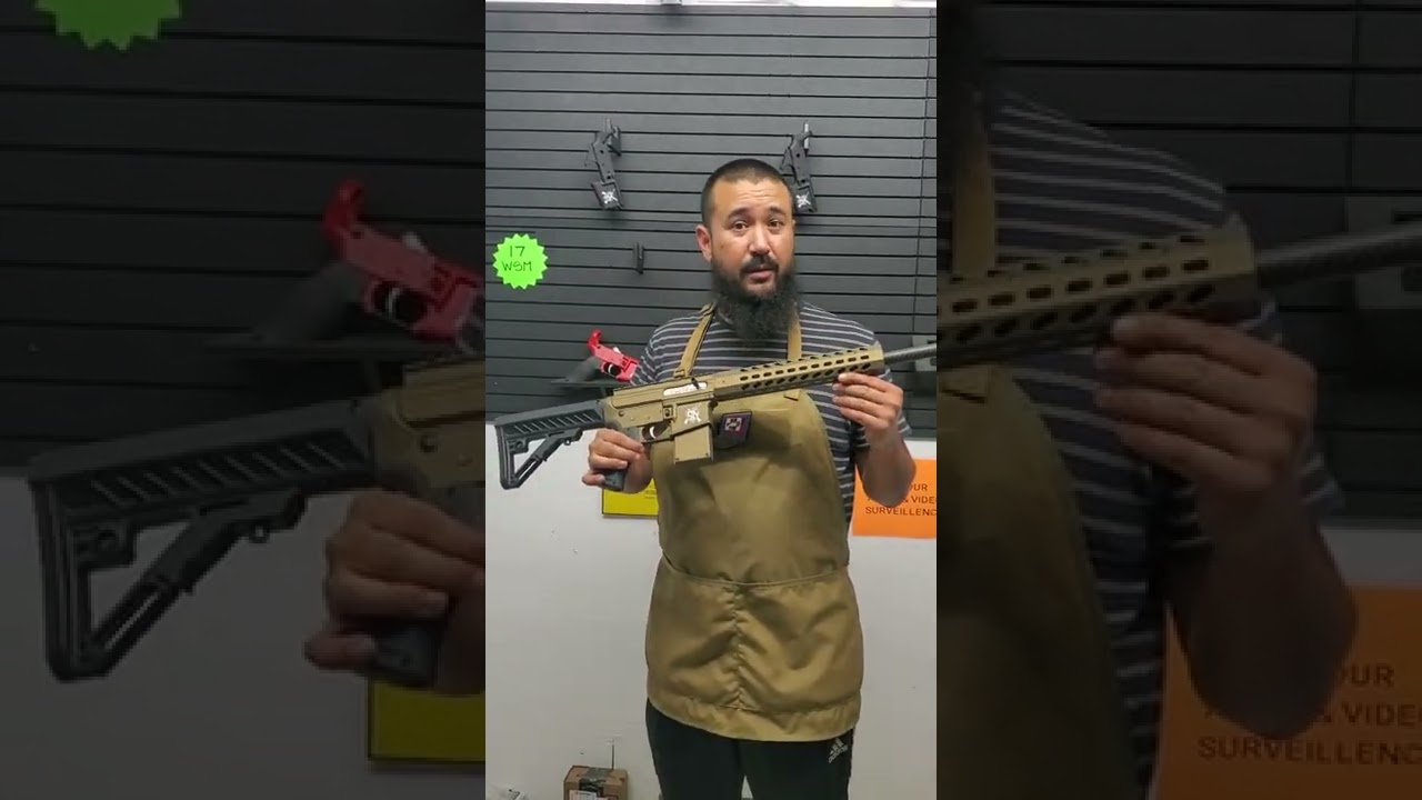 17 WSM AR15 rifle