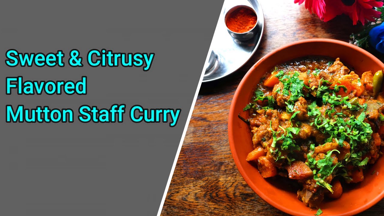 Mutton Staff Curry with Carrot & Satkora | Citrus Macroptera |