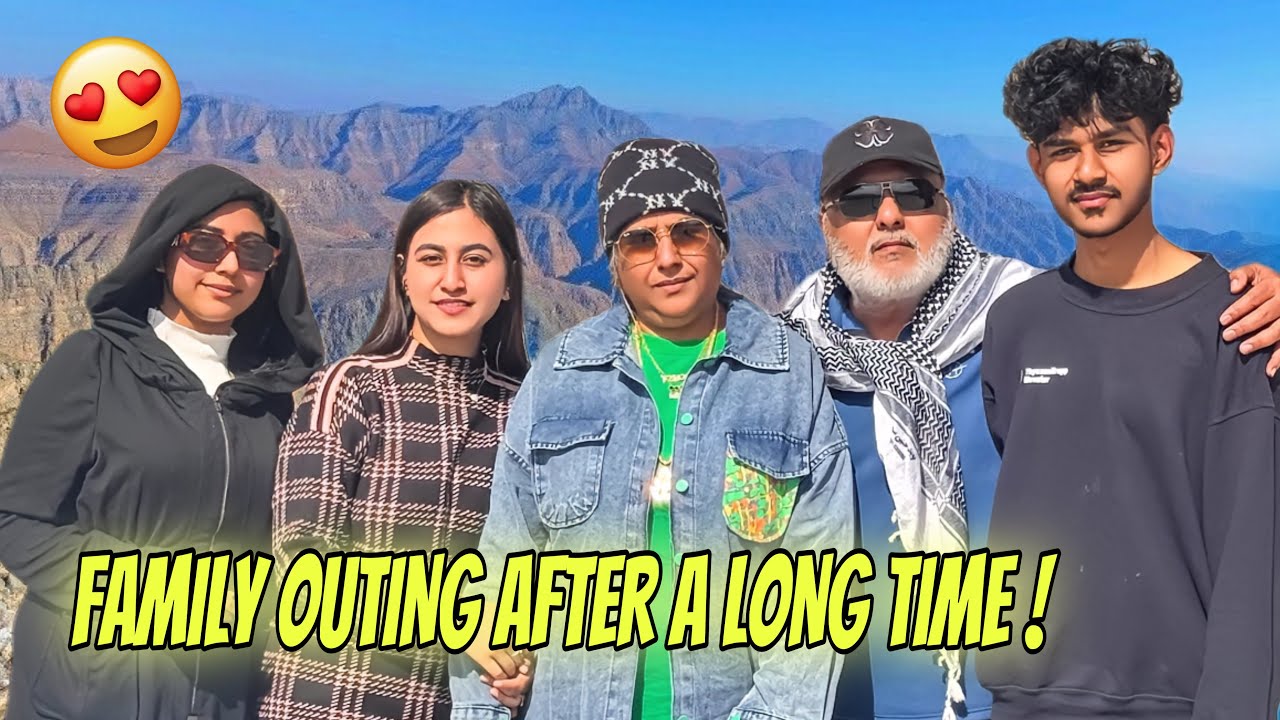WATCHED SUNSET IN MOUNTAINS ❤️ || FAMILY OUTING #alizehjamali