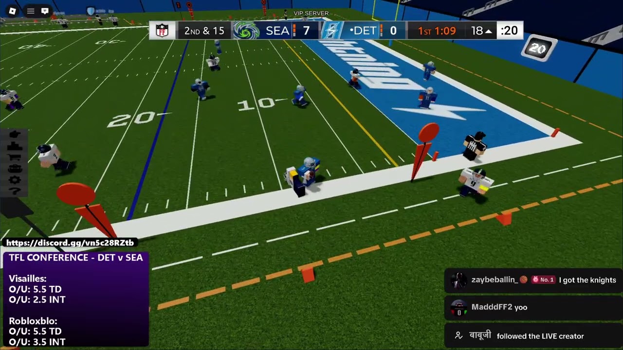 TFL Conf Champ - DET v SEA