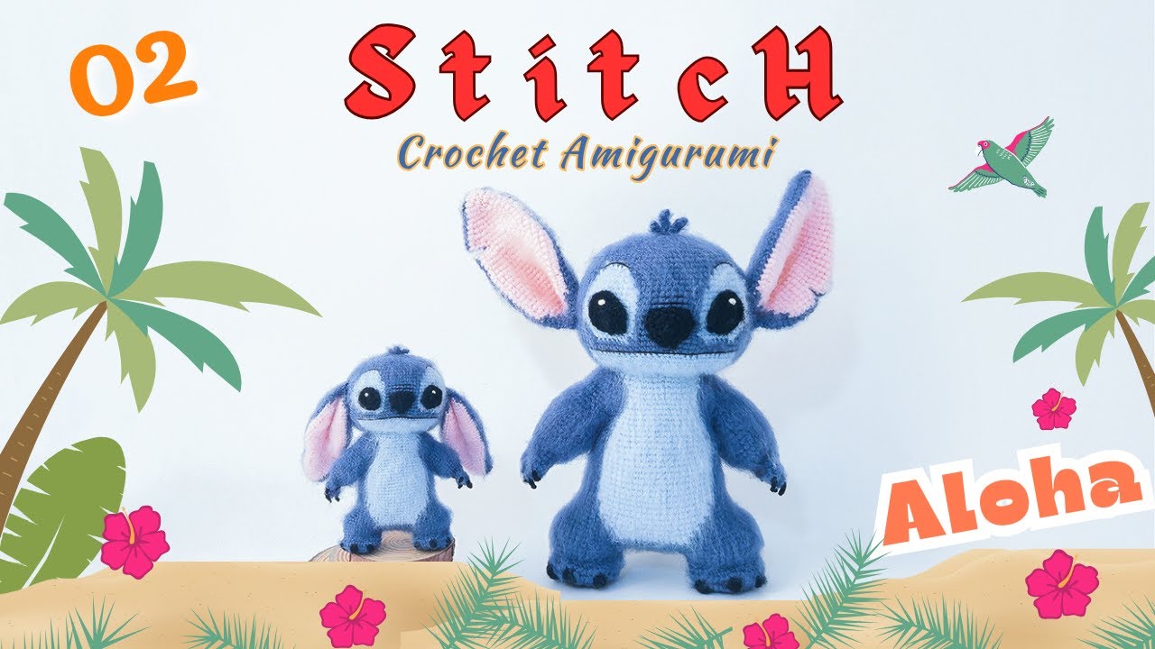 Crochet Amigurumi Disney Stitch - Part 02: Arms, Legs, Body and Assembly | NH&Agrave; LEN
