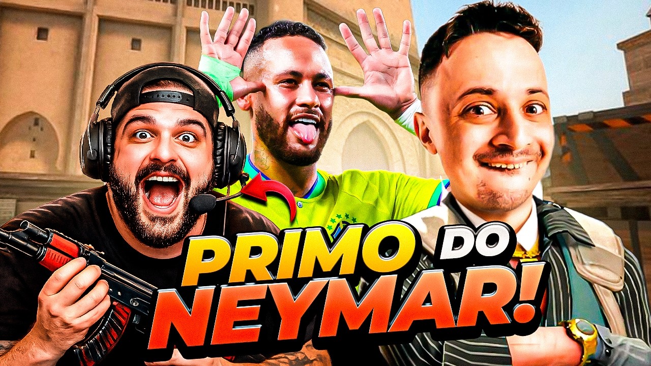 DILERA JOGANDO CS2 COM O PRIMO DO NEYMAR!