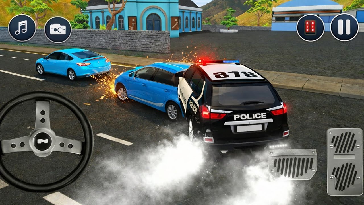 Police Car Chase Cop Simulator 🚓 | Real High Speed Pursuit Gameplay | Android Police Chase Game