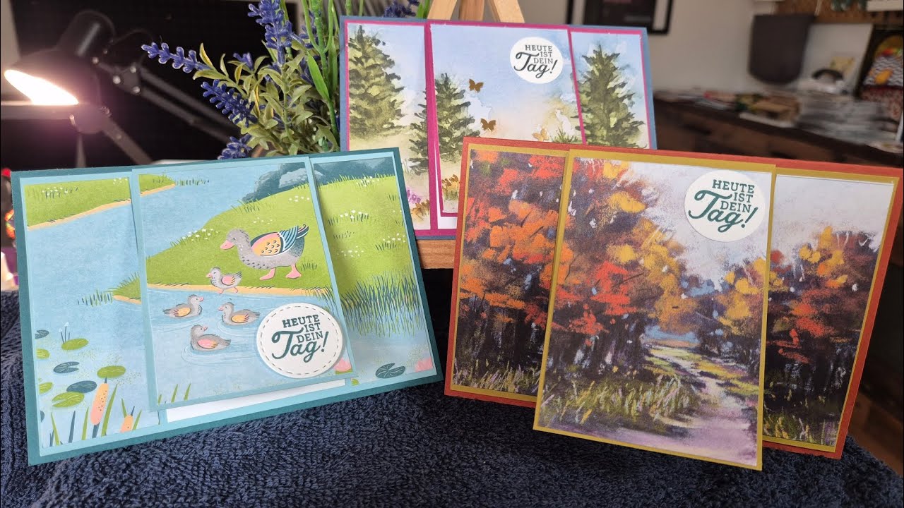 Klappkarte als Beilage zum Geschenk oder Grußkarte 