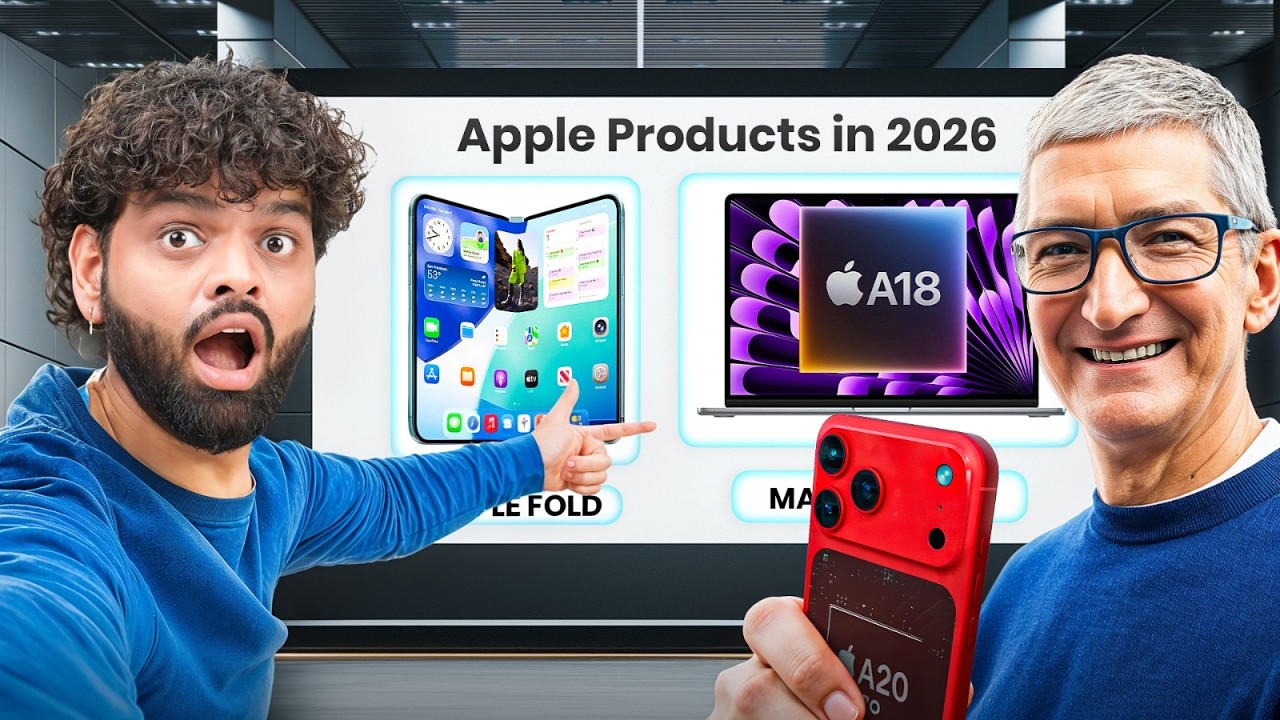 Apple 2026 Plans LEAKED 🔥 ₹60K Budget MacBook + iPhone Fold = Game Over?