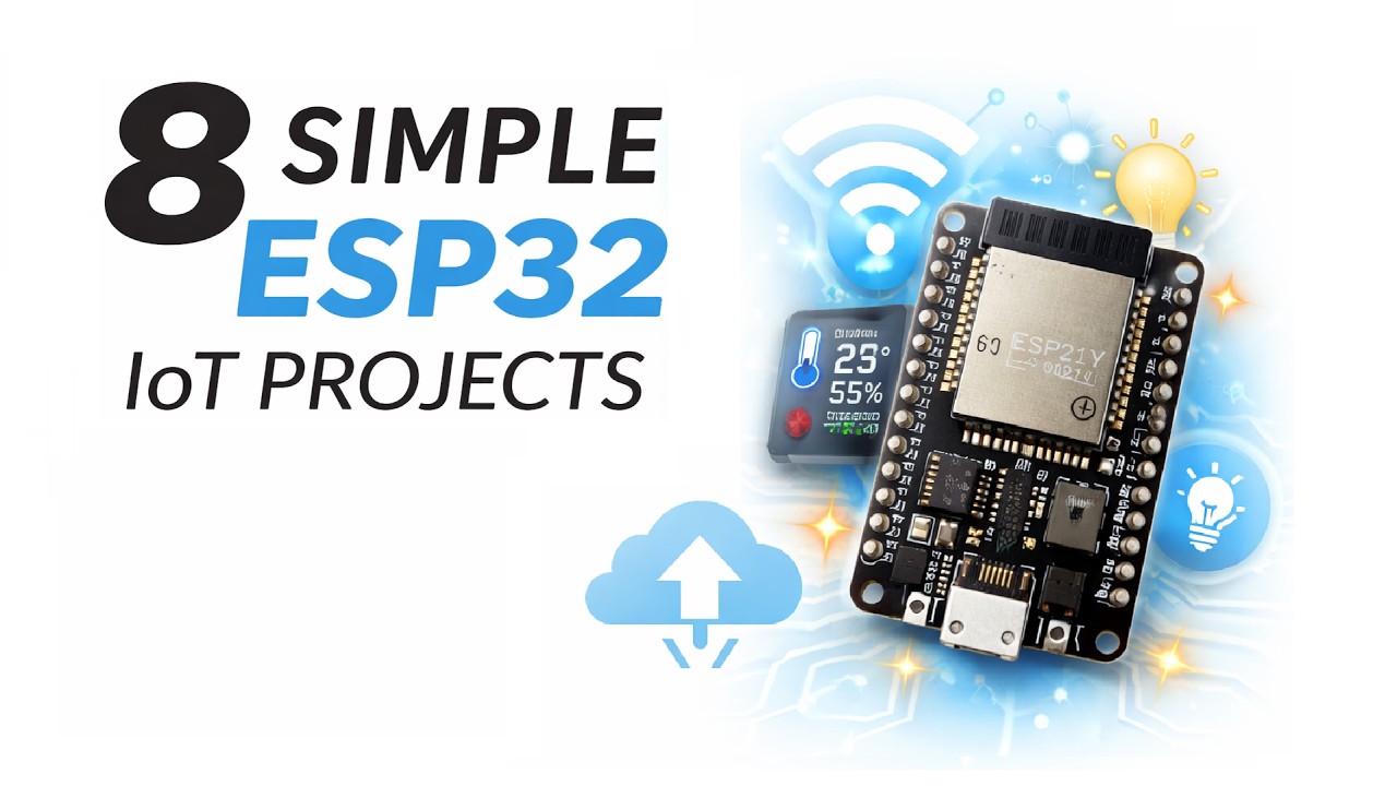 8 Simple ESP32 IoT Projects in 2025