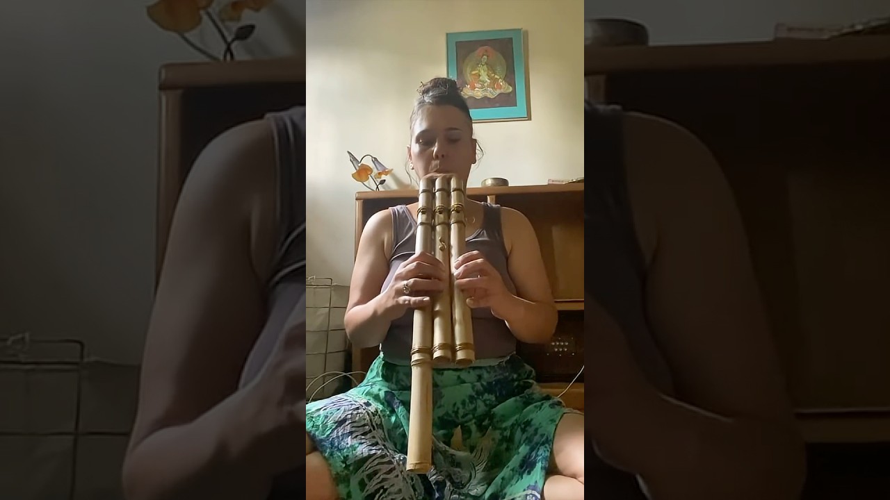 Making Triple Drone Native American Style Flute//Full video on channel//#432hz #flutemusic #shorts