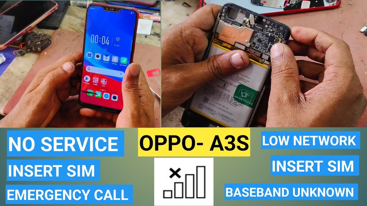 Oppo A3s No Network | No Service Solution | Oppo A3s Network Problem | Oppo No Network issue ||
