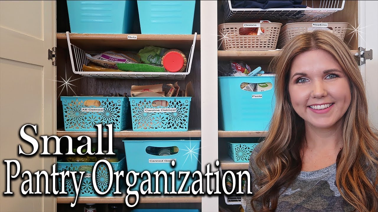 📌SMALL  PANTRY ORGANIZATION