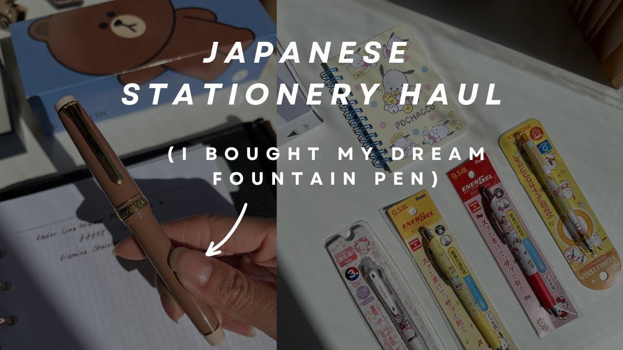 🖋️📦 Japanese Stationery Haul + GIVEAWAY 🖋️ 🎁| What I Got In Japan! Notebooks, Pens & More