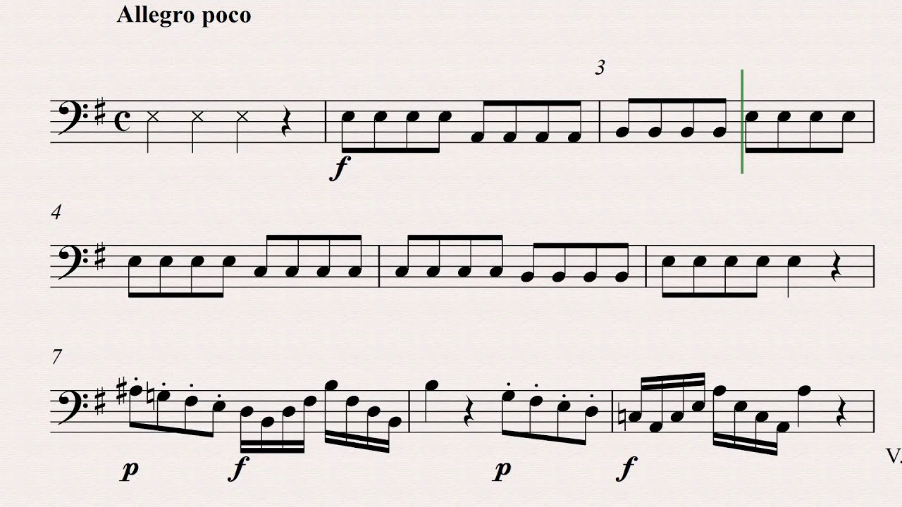 Vivaldi, Antonio: Bassoon Concerto in E minor, RV 484 _ 1º and (orchestra accompaniment )