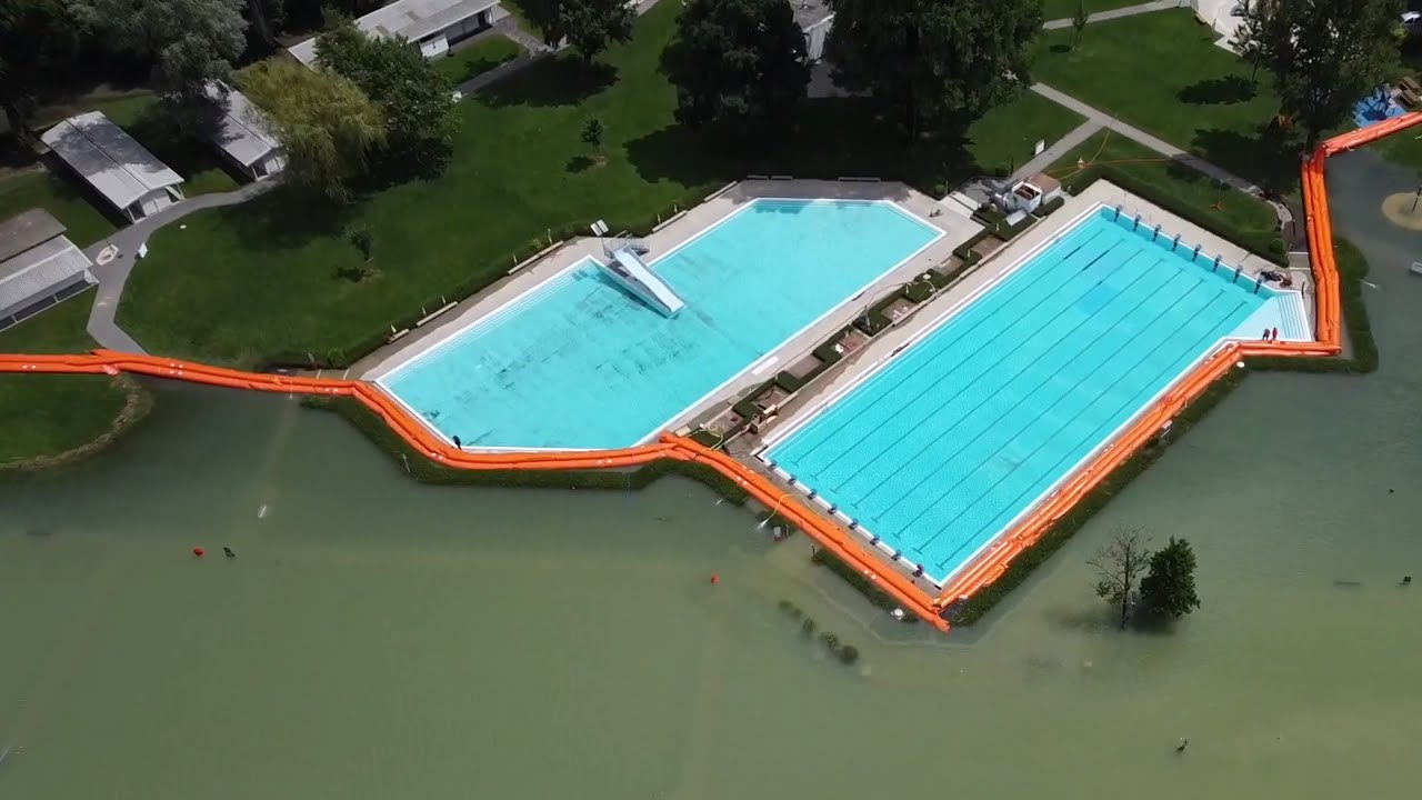 BEAVER Flood Protection Dam protects Nidau