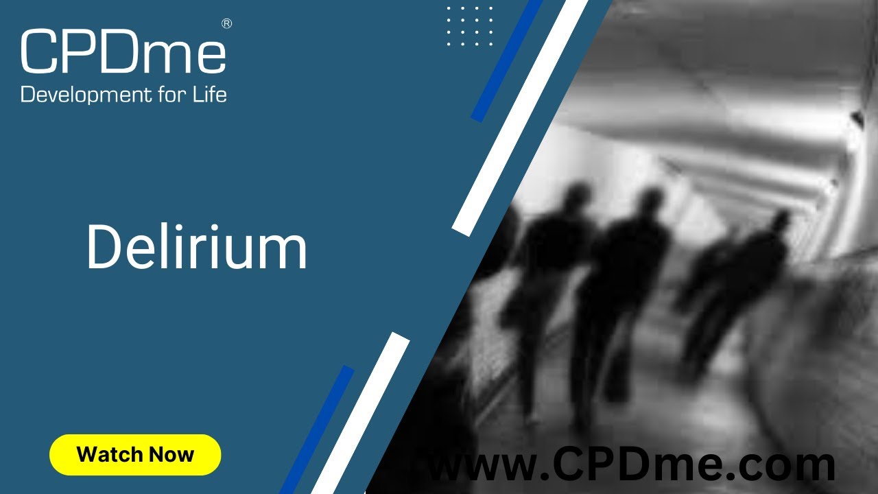 Delirium Presented By Dr Emma Vardy