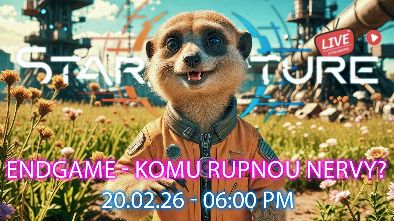 🔴STARRUPTURE - VÝROBA ENDGAME SOUČÁSTEK! PŘEŽIJU BROUKY A SOLÁRNÍ ERUPCE?!🪐 !DONO !MERCH !SMARTY