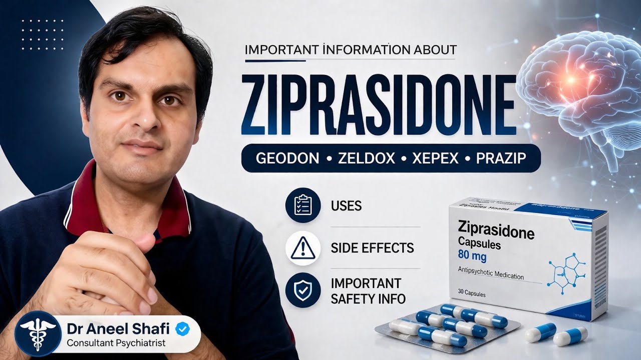 Ziprasidone (Geodon/Zeldox) &ndash; Uses, Side Effects & Important Safety Info | Dr Aneel Shafi