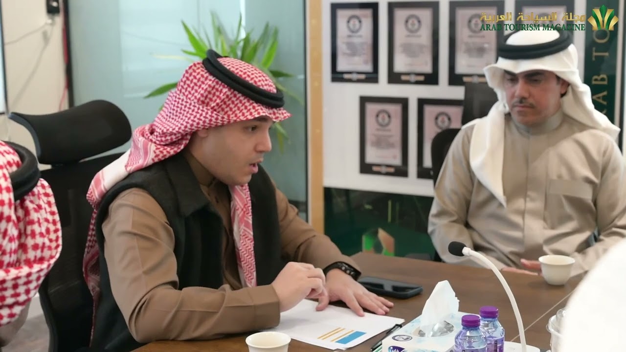 زيارة الأستاذ عضوان رئيس مجلس إدارة هيئة الصحفيين السعوديين لمقر مجلة السياحة العربية