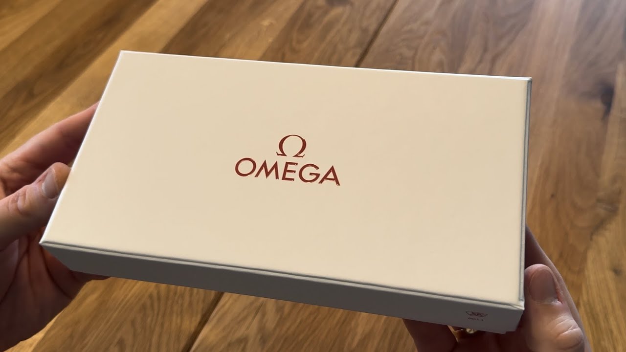 Unboxing Blue Rubber Strap for Omega Seamaster Diver 300M