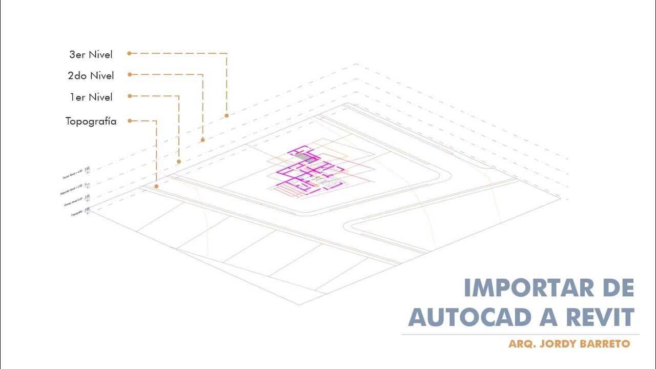¿Cómo importar de AutoCAD a REVIT 2024?