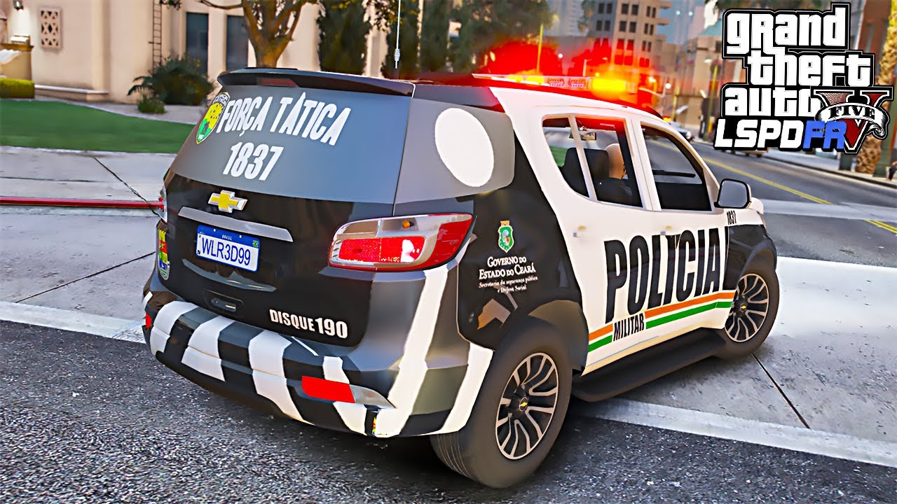 COMBATENDO O CRIME EM BAIRRO NOBRE DE LOS SANTOS! - PMCE - GTA 5 ROTINA POLICIAL