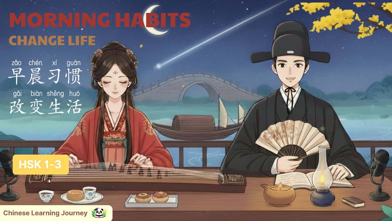 [HSK 1-3] 早晨习惯改变生活 - Morning Habits Change Life | Practice Listening To Chinese Podcast