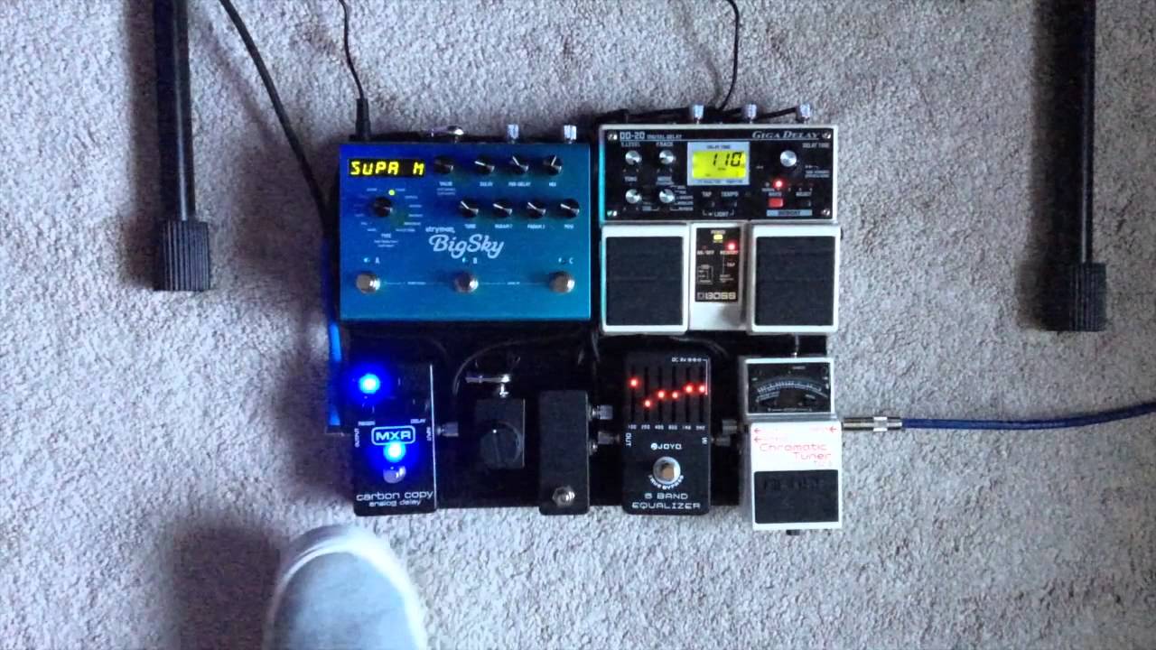 My Acoustic Pedalboard Walkthrough