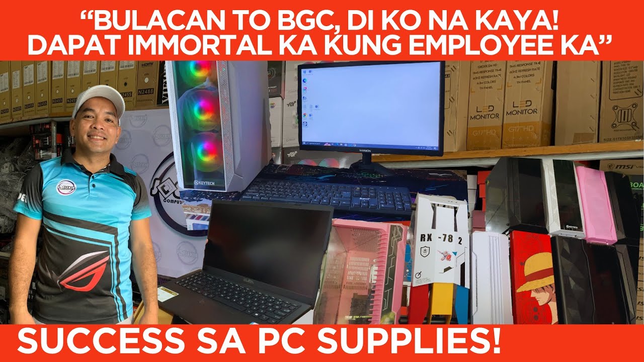 I.T. nalugi sa Computer Shop! Pero MILYON bumalik sa PC SUPPLIES!
