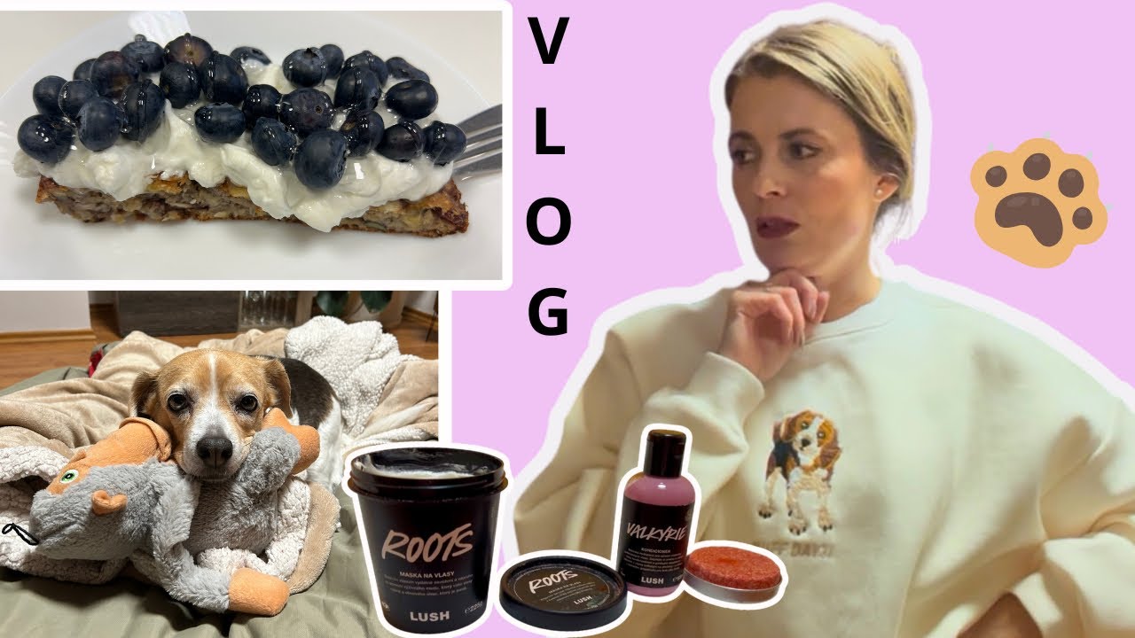 Pohodový domácí vlog 😌 zdravé pečení 🥧🧡 úklid 🧹Lush kosmetika..odličování🧖‍♀️