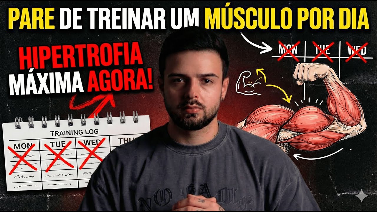 PARE DE TREINAR UM MÚSCULO POR DIA