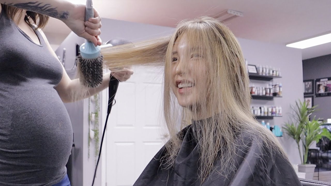 미국 미용실에서 탈색하고 네일샵 가서 페디 받기 | 프로틴 스무디 레시피 | 롭이 친구 조던 결혼식 리허설..!!!!! | 장이나 Jang E Na