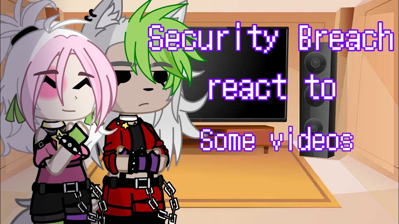 [FNaF] Security Breach react to some videos ¦ +Frenzy | ENG¦RUS|OLD